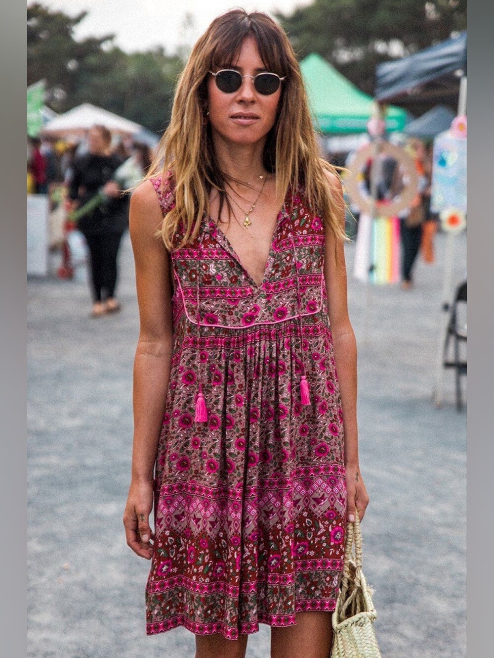 Spell Kombi Spice Shift Dress SZ Xl